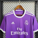 Camisa Real Madrid 17/18 Roxa - Versão Retro