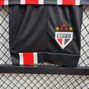 Conjunto Infantil São Paulo II 24/25 - Vermelho, Branco e Preto