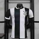 Camisa Corinthians III 24/25 - Jogador Masculina - Preto e Branco