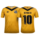 Camisa Santos III (NEYMAR JR - 10)  24/25 - Torcedor Masculina - Amarelo e Preto