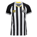 Camisa Santos II 25/26 - Torcedor Feminina - Preto e Branco