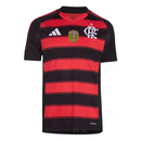 Camisa Flamengo I 25/26 - Vermelha e Preta + Patch Copa